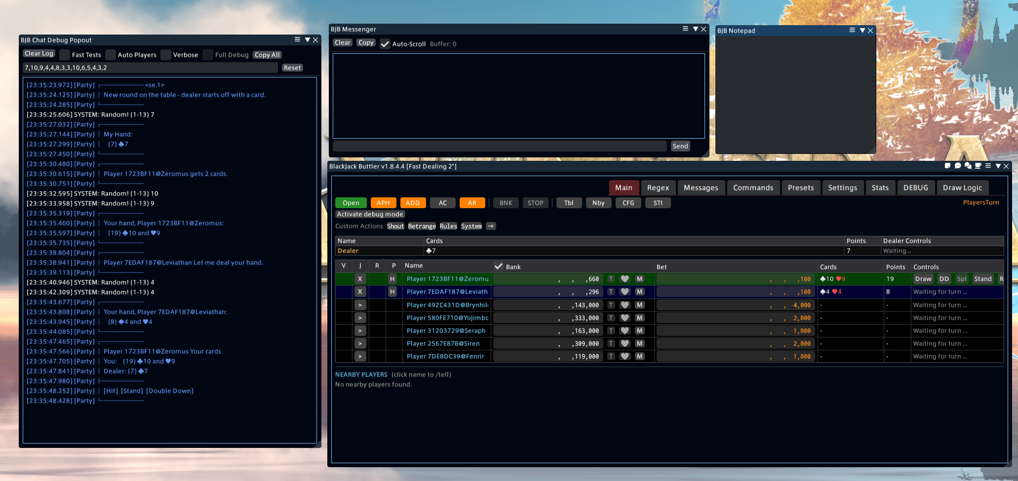 BlackJack Buttler Screenshot 1