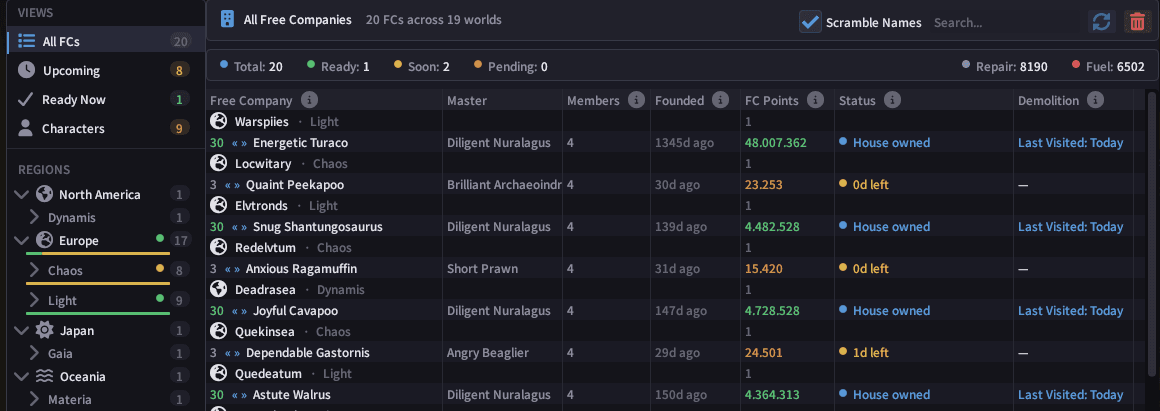 FC Tracker Screenshot 1