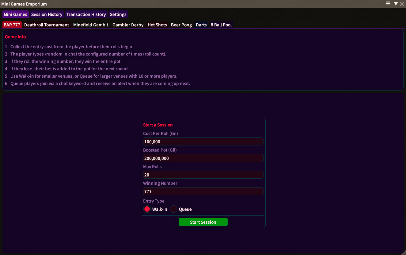 Mini Games Emporium Screenshot 1