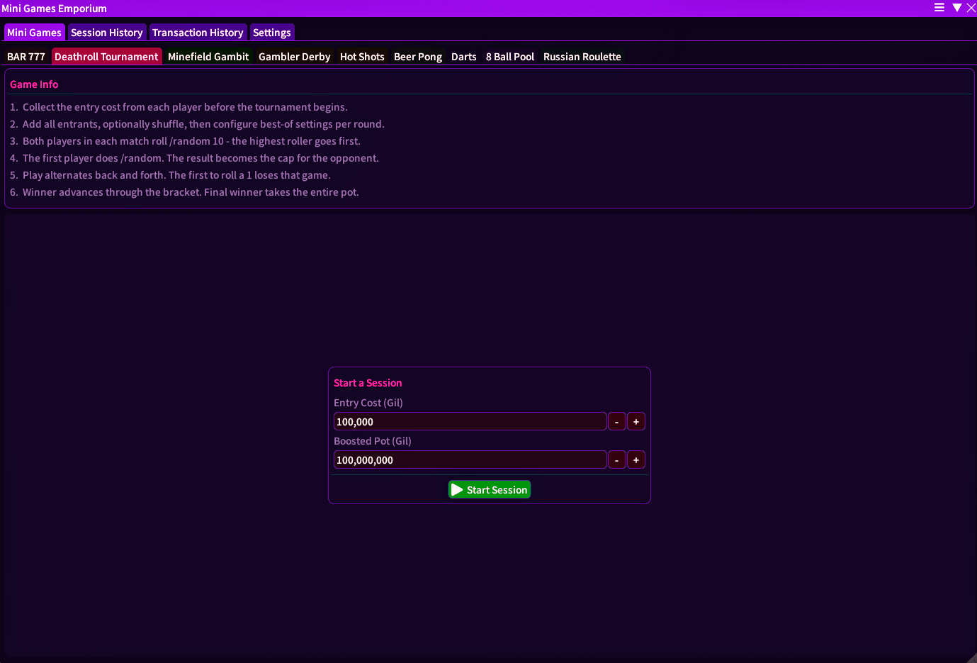 Mini Games Emporium Screenshot 2